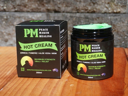 Natural Organic Hot Cream 250mls